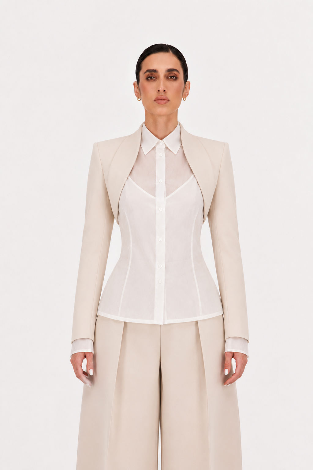 Structured Oval Back Bolero