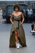Load image into Gallery viewer, Bustier Trench Dress
