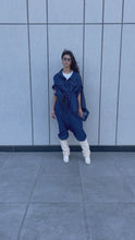 Load and play video in Gallery viewer, Deconstructed Denim cape
