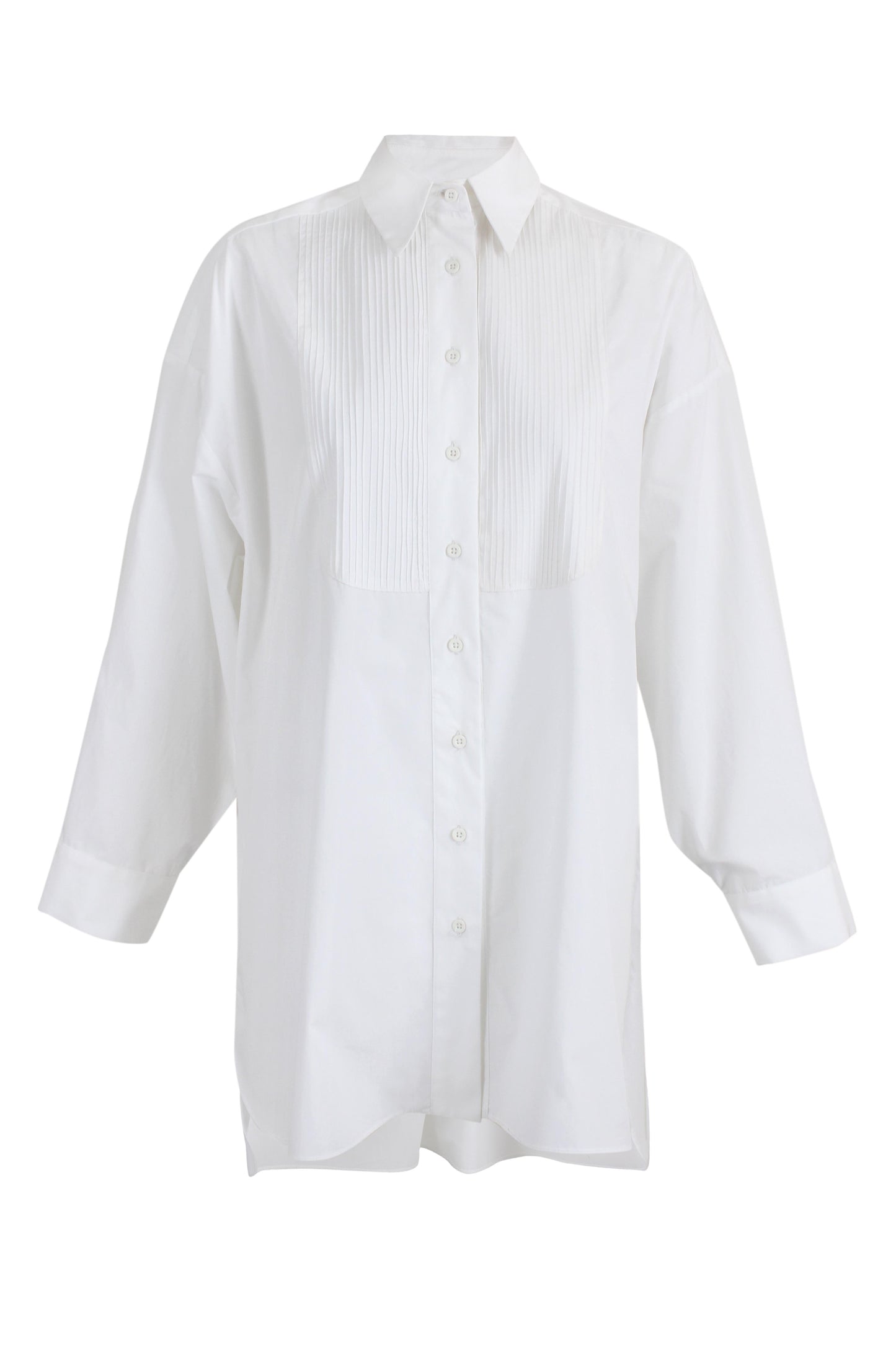 Oversized Tuxedo Poplin Shirt