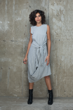 Load image into Gallery viewer, Draped front jersey dress
