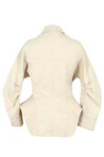 Load image into Gallery viewer, Cocoon sleeve linen jacket
