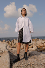 Load image into Gallery viewer, Pleated Sleeves Shirt Dress
