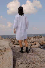 Load image into Gallery viewer, Pleated Sleeves Shirt Dress
