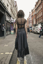 Load image into Gallery viewer, Asymmetric Wrap Pleated Skirt
