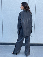 Load image into Gallery viewer, Shimmer woven leather pajama set
