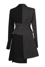 Load image into Gallery viewer, hybrid corset belt blazer dress
