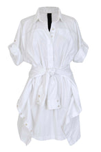 Load image into Gallery viewer, Poplin Double shirt dress
